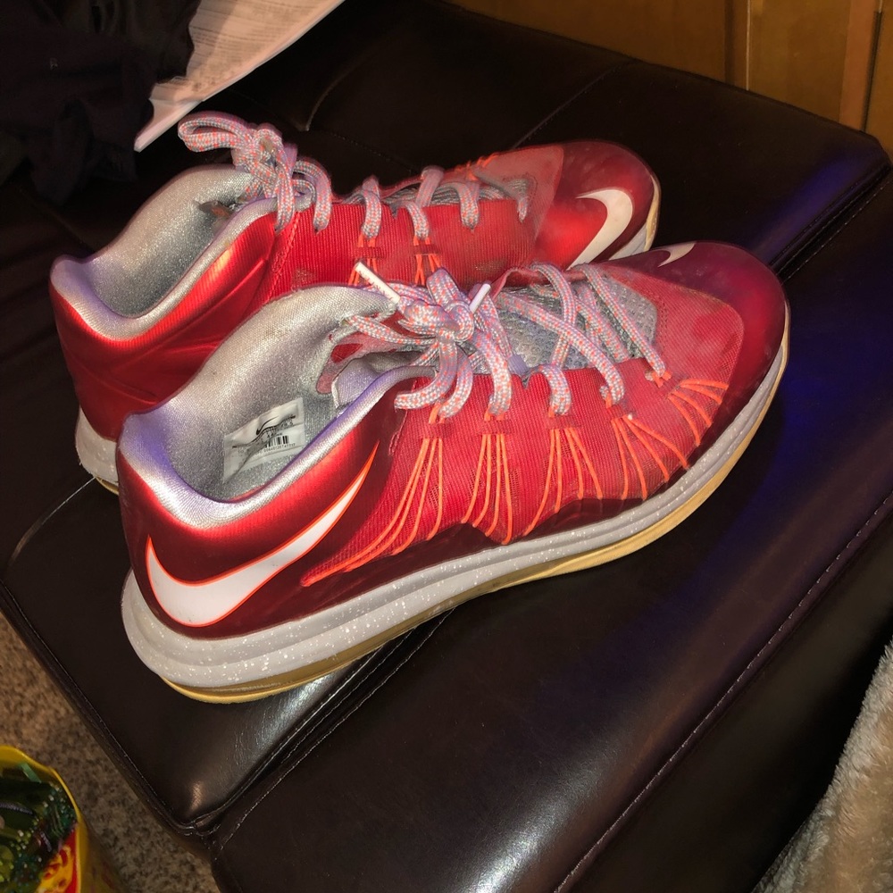 Lebron X Ohio State shoes